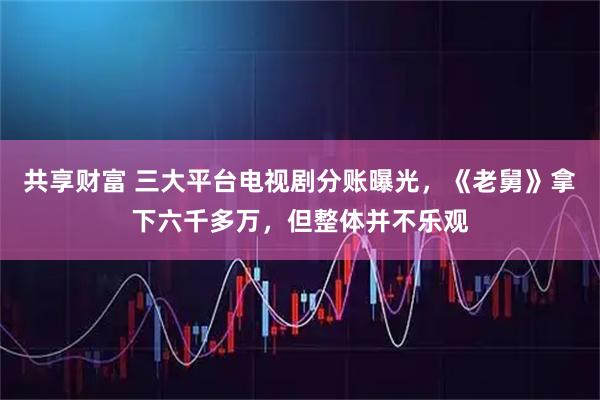 共享财富 三大平台电视剧分账曝光，《老舅》拿下六千多万，但整体并不乐观